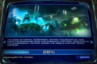 Illustration for article titled Starcraft 2's Installation Tells A Story